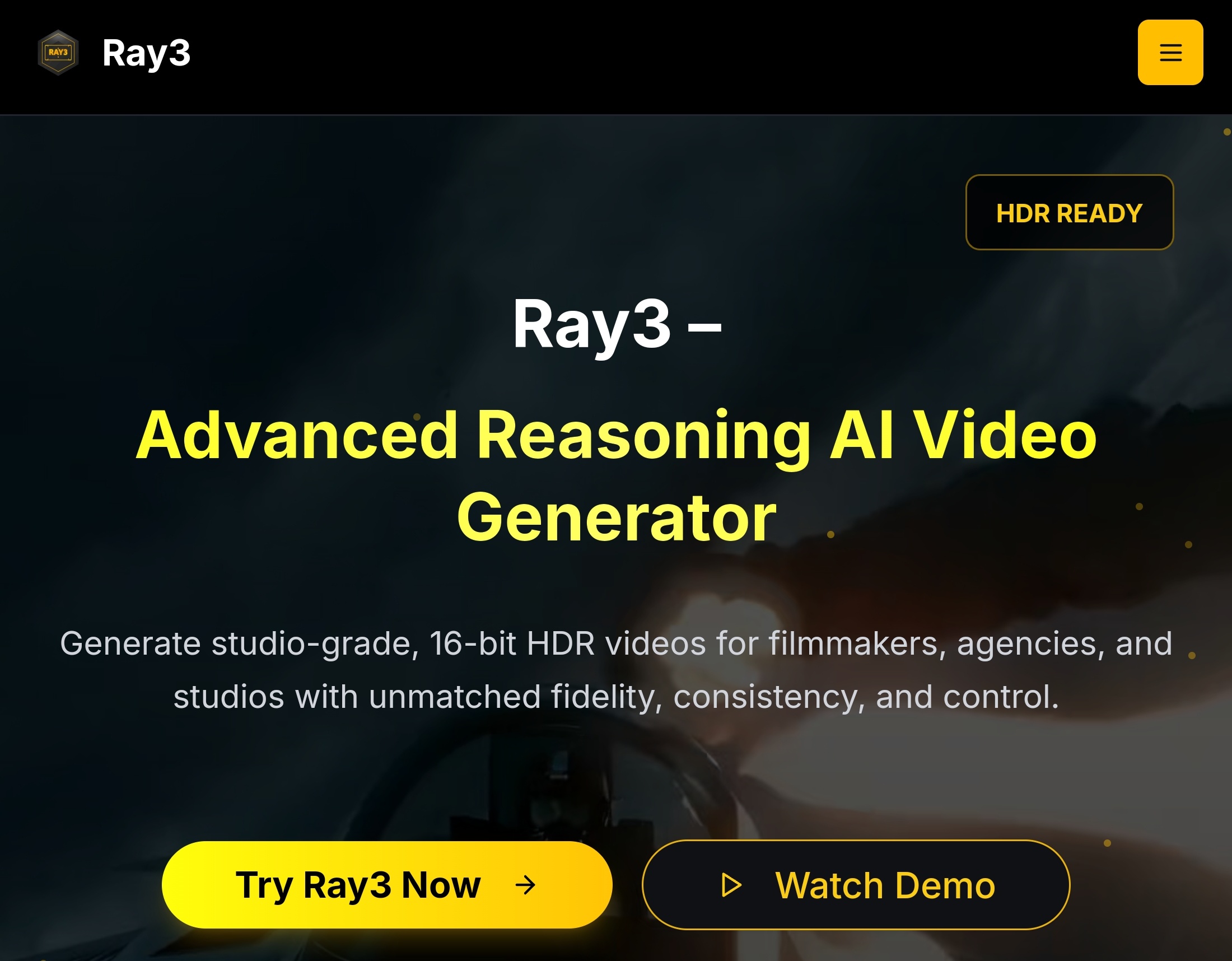Ray3 AI VIDEO GENERATOR logo