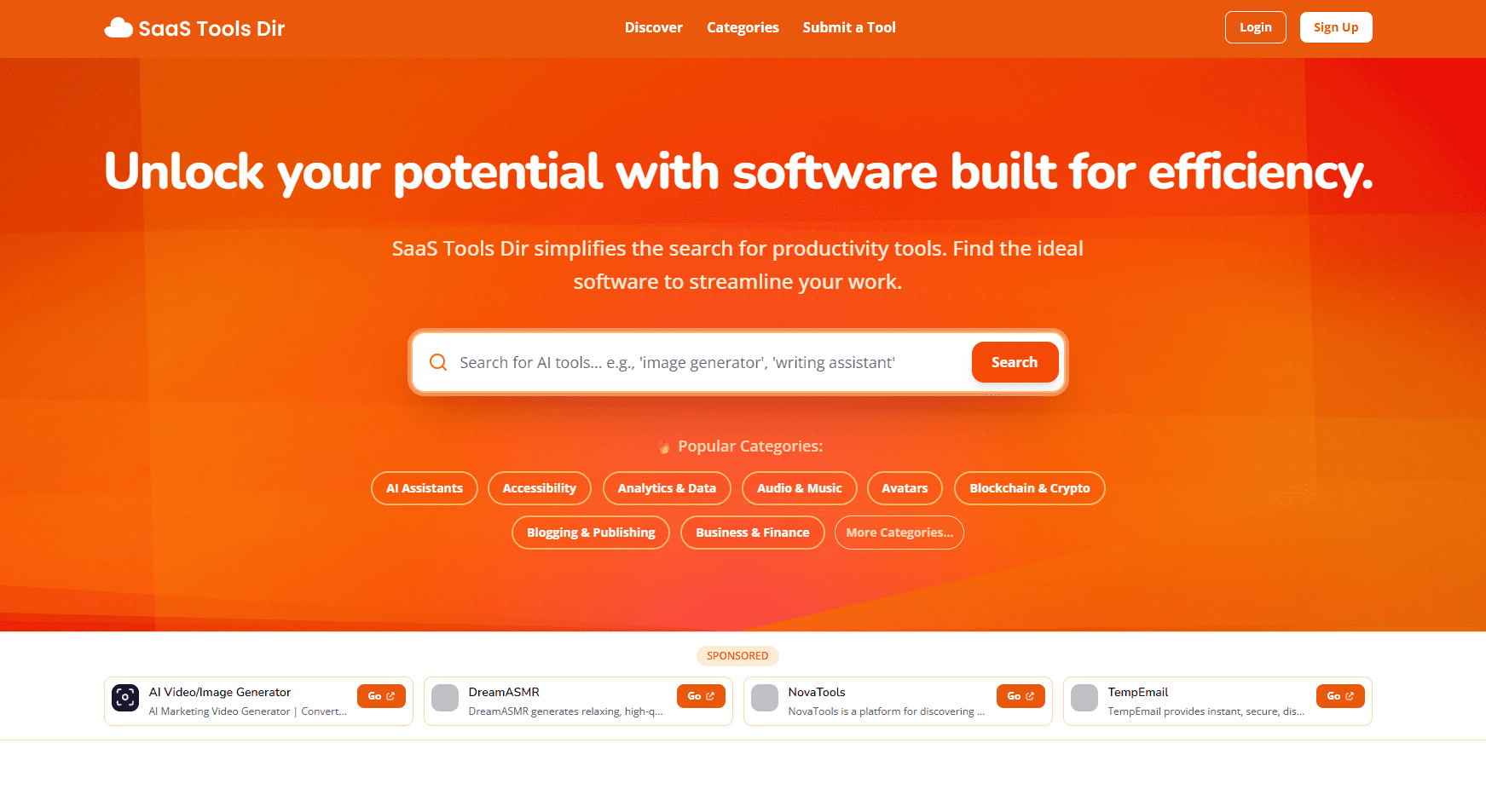 SaaS Tools Dir logo