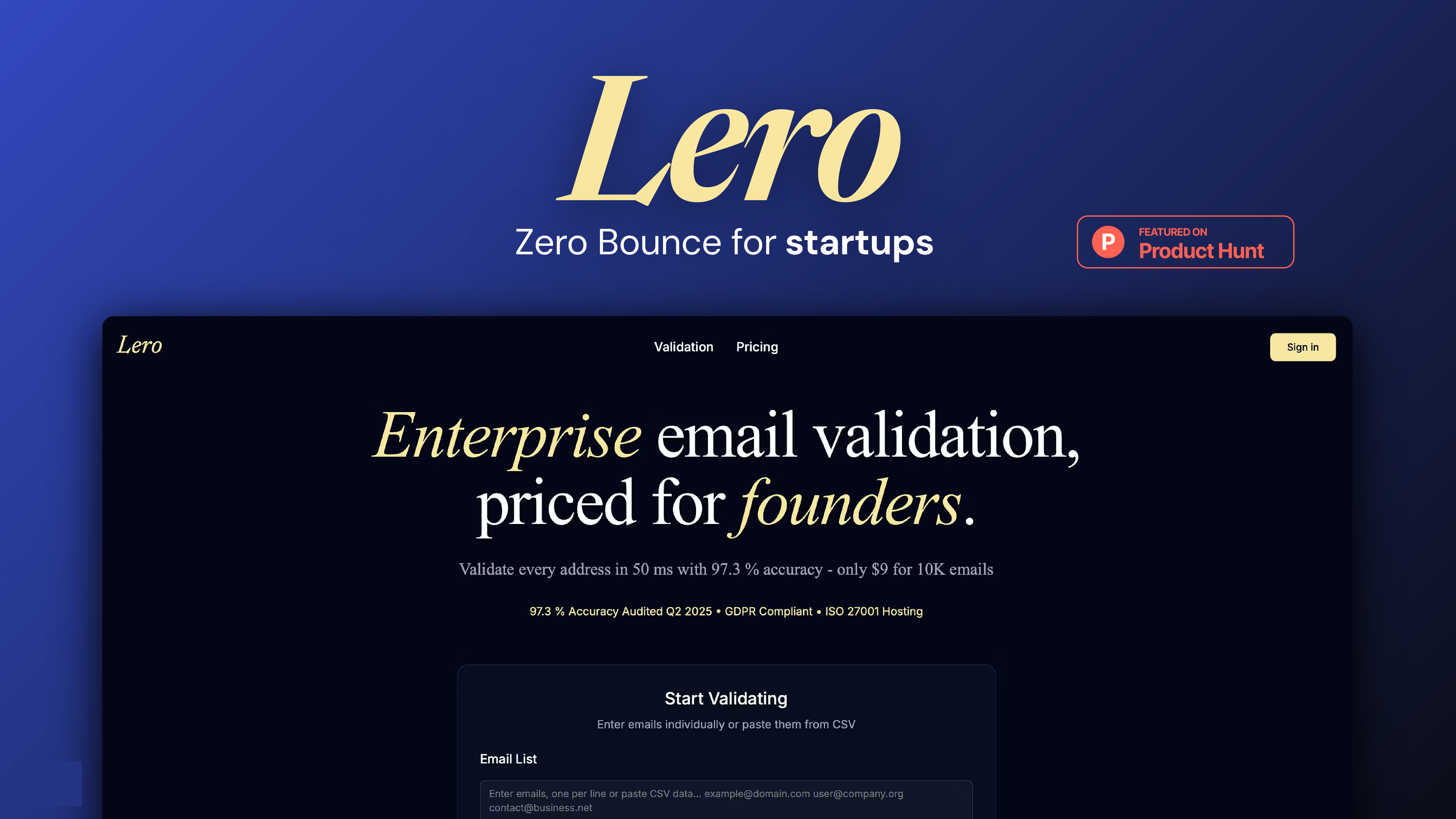 Lero - Email Validator logo