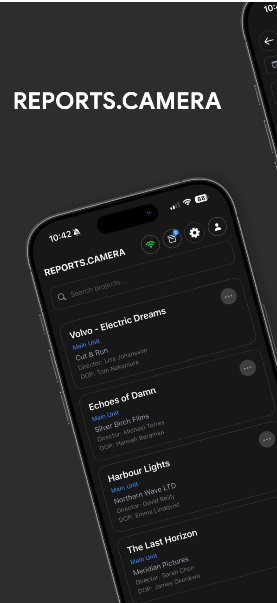 Reports.Camera logo