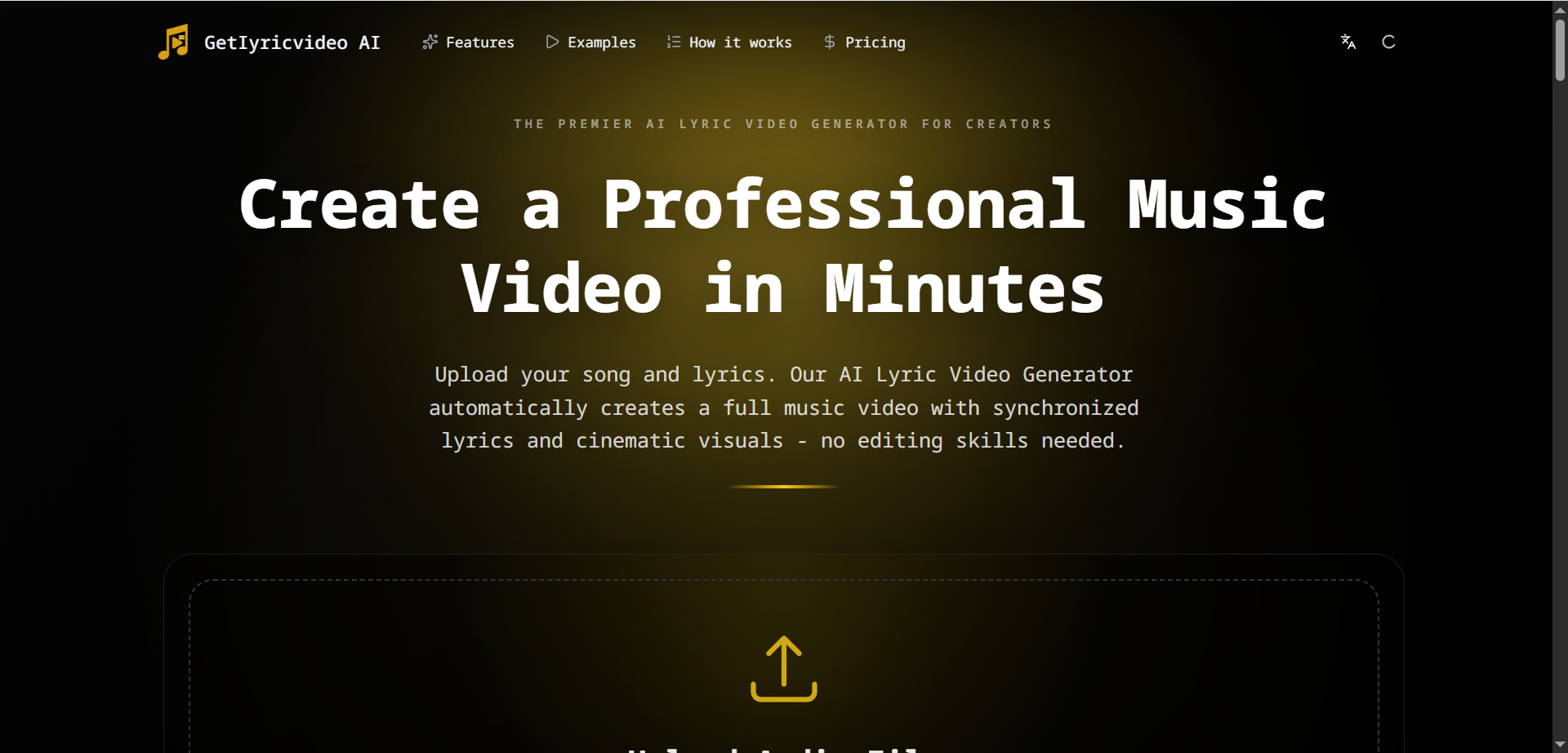 GetLyricVideo AI logo