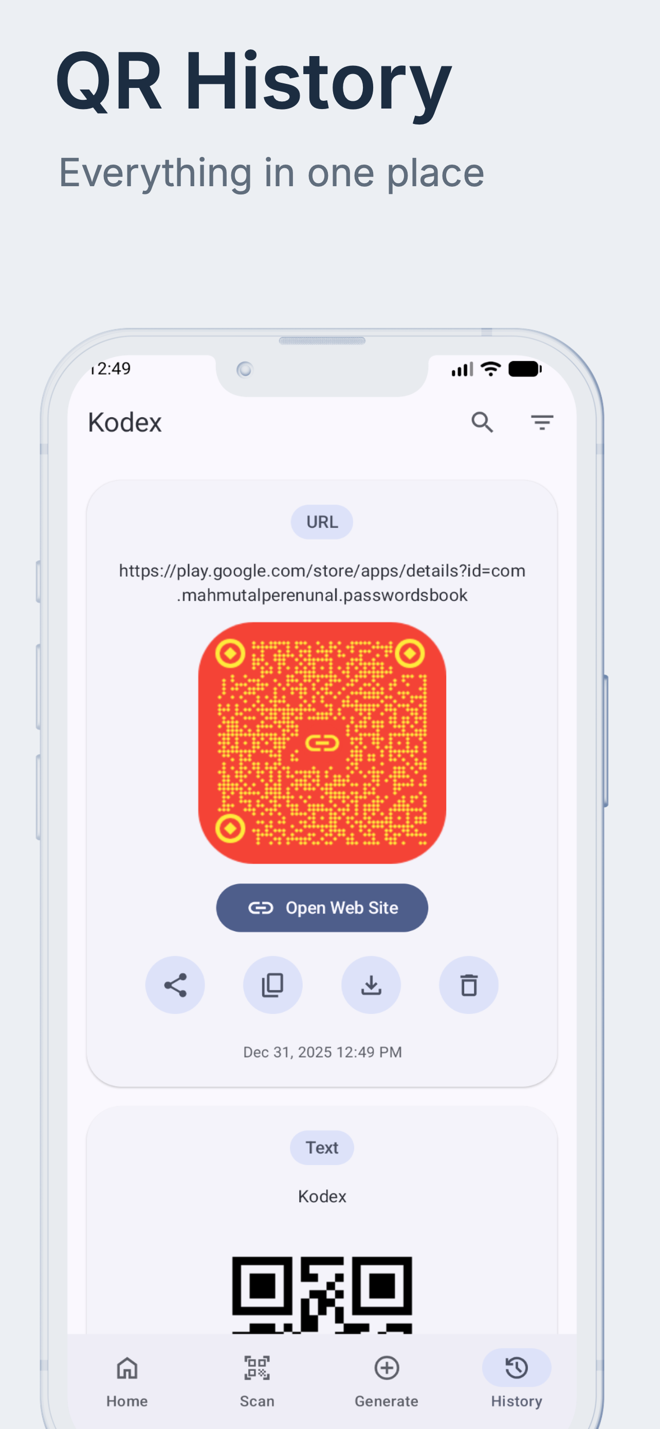 Kodex - Customizable QR Tool logo