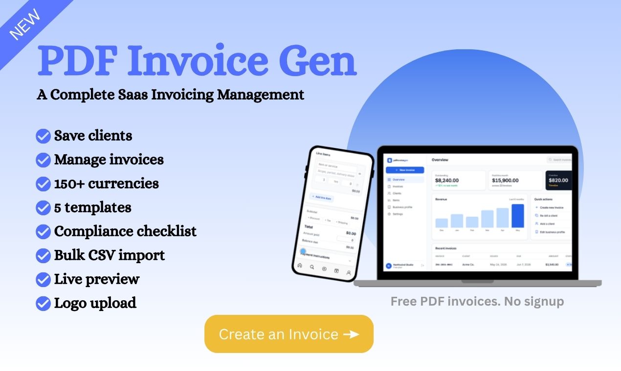 InvoiceFree - Product Image