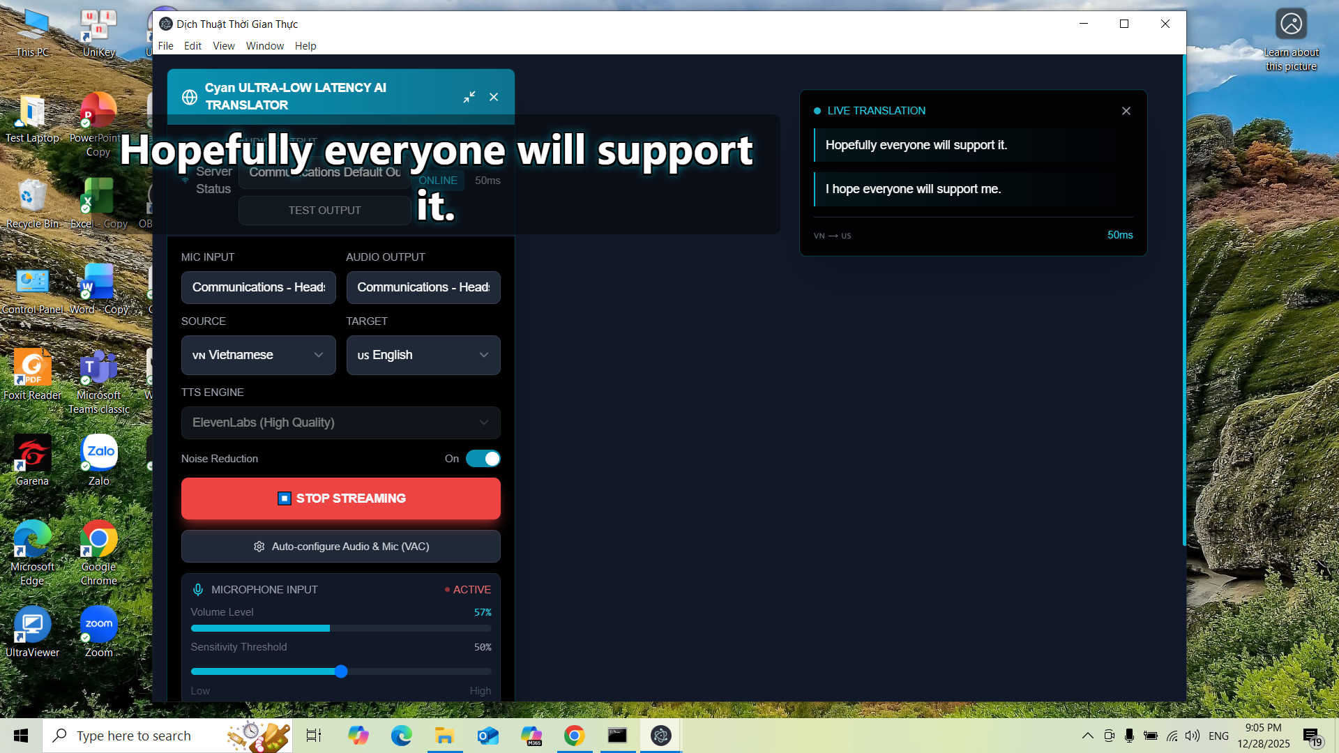 CYAN: Ultra-Low Latency AI Translator logo