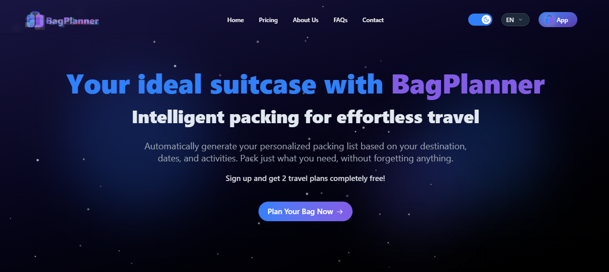 BagPlanner logo