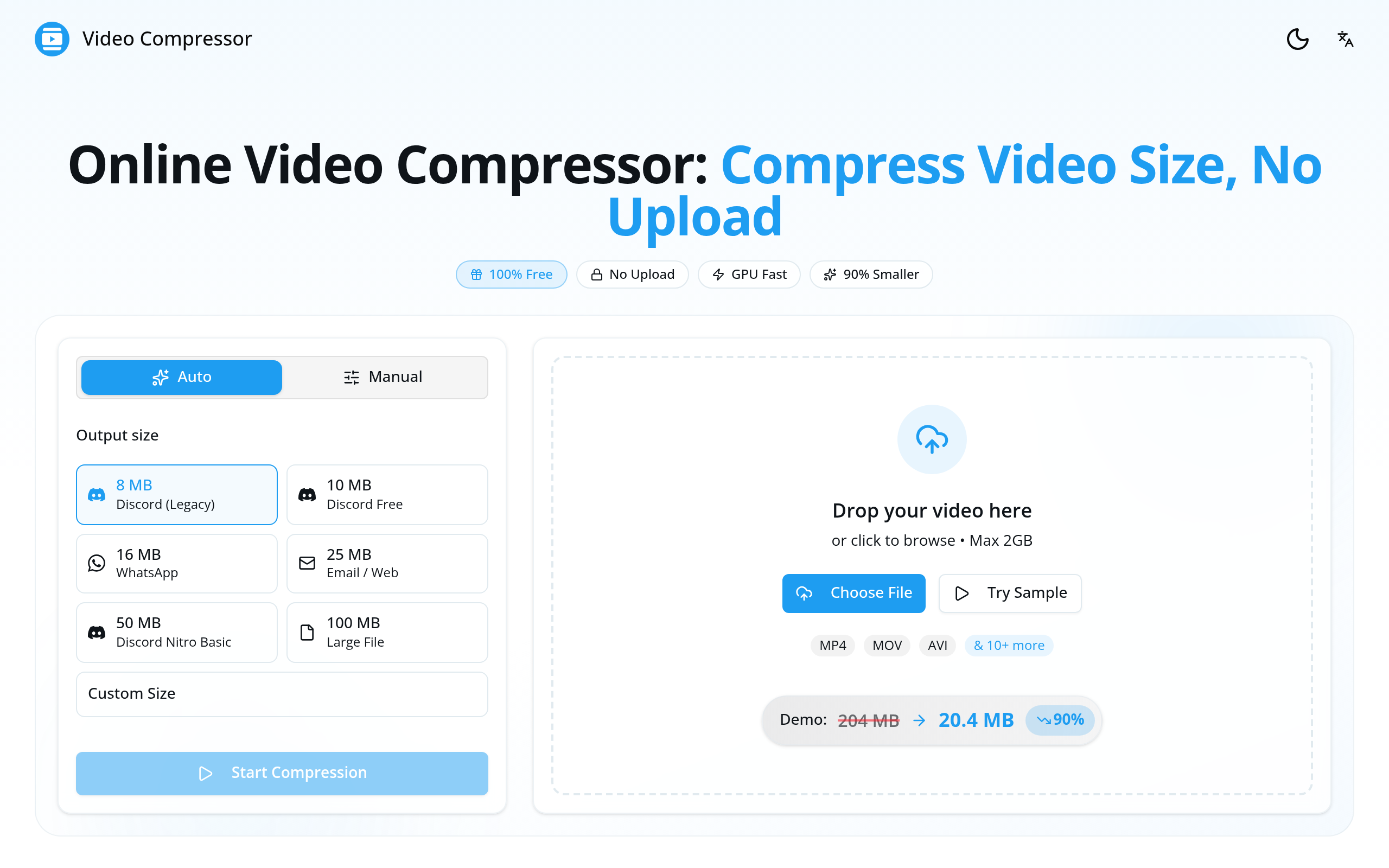 Video Compressor - Product Image