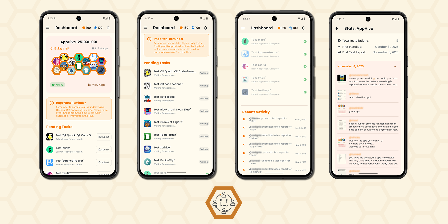 App Hive: Closed Testing Tool logo
