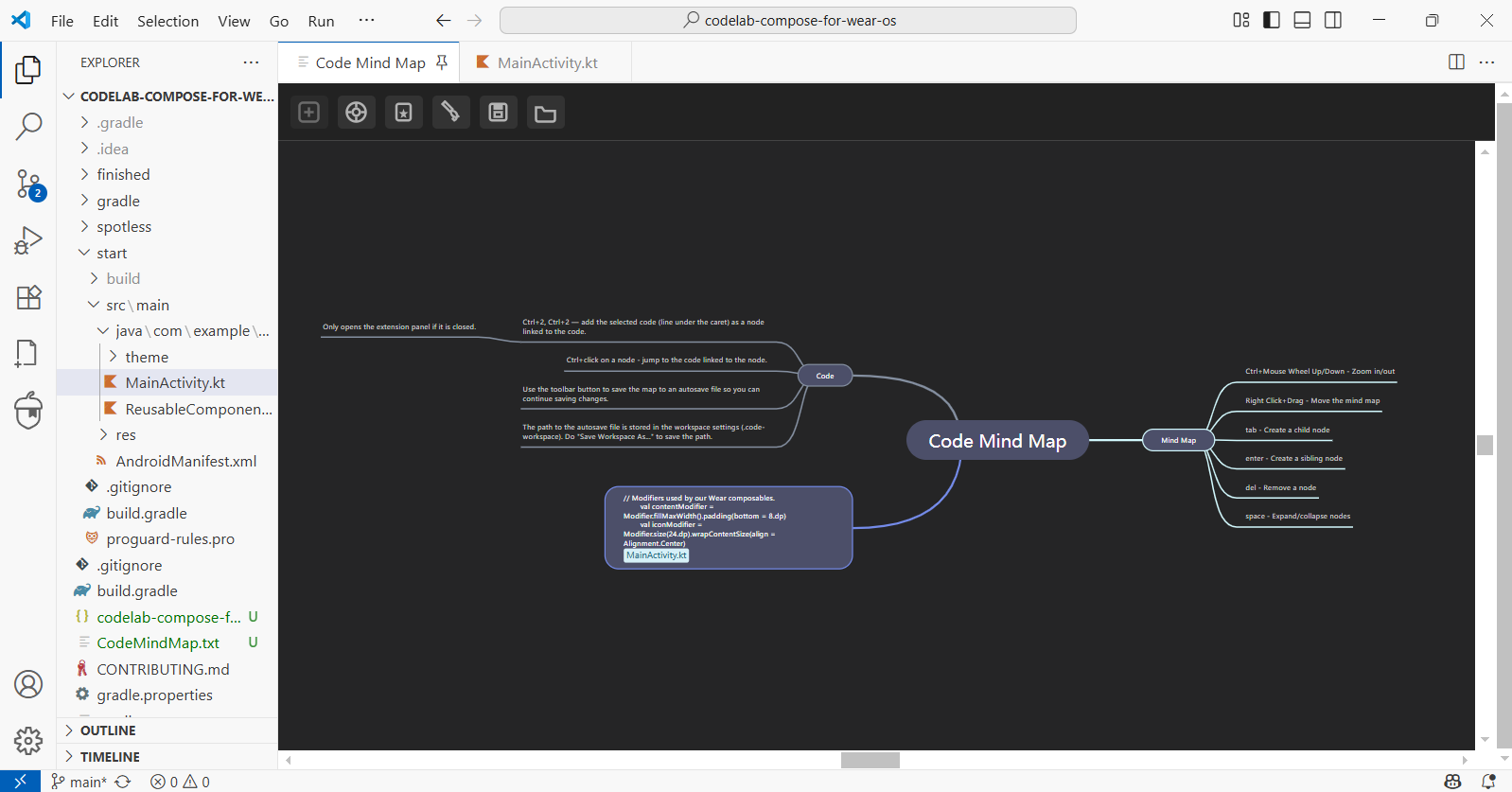 Code Mind Map logo