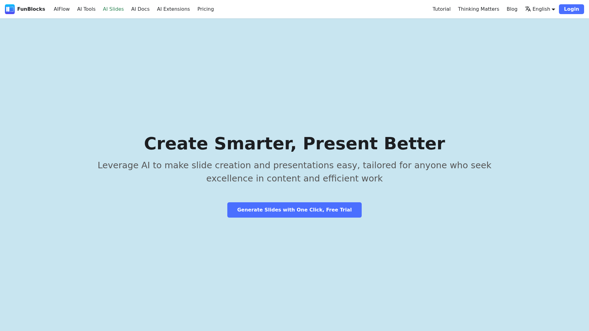 FunBlocks AI Slides logo